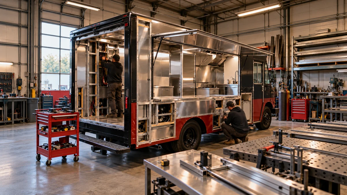 Construcción y remodelación de un food truck